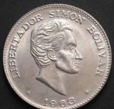 Kolumbia 50 centavos 1963 - Simon Bolivar — praca Janolsk, Łódź