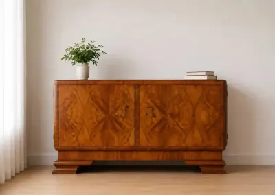 Komoda Art Deco antyk szafka pod TV RTV — praca papi.94, Poznań