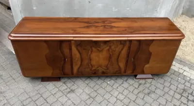 Komoda/Szafka RTV Orzech 183 Art Deco Antyk Po Renowacji — praca Tomasz, Warszawa
