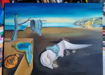 Kopia obrazu "Trwałość pamięci" Salvador Dali — praca Adelajda, Kraków