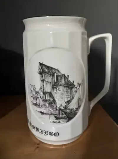 Kufel 1000 lat Portu Gdańskiego — praca Ania, Gdańsk