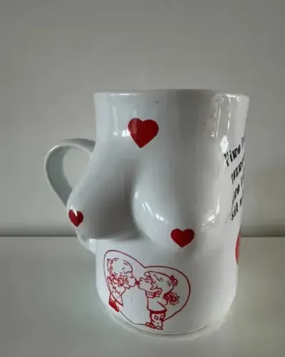 Kufel do piwa zabawny w kształcie kobiety 600 ml — praca Michał, Poznań