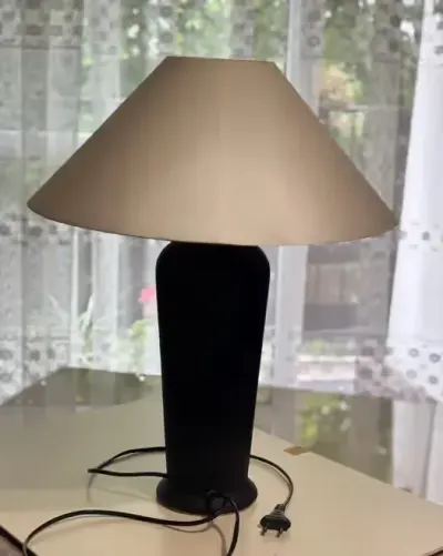 Lampa na stolik czasy PRL — praca Marta, Łódź