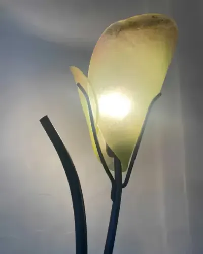 lampa z kutego żelaza — praca Monika, Poznań