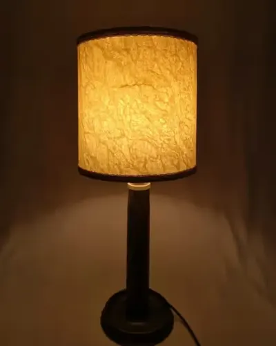 Lampa z łuski 88mm czołgu Tygrys-unikat — praca Paweł, Szczecin