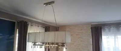 Lampa / żyrandol kryształowy w stylu glamour — praca cymek007, Gdańsk