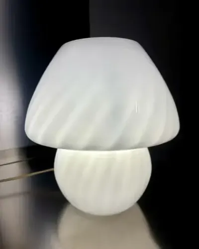 Lampka Grzybek Murano Mushrrom Seguso Vetri d'Arte Włochy 1970te Top — praca ArtCollector, Szczecin