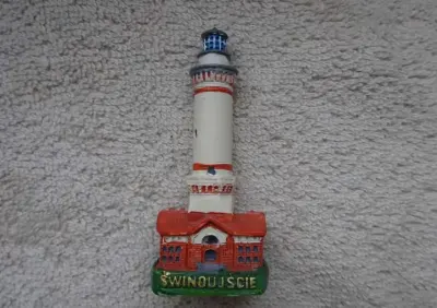 Latarnia morska  _ŚWINOUJŚCIE_ model wym. 8 x 3 x 2 _NOWA Piękna  No2 — praca Kitek55, Łódź
