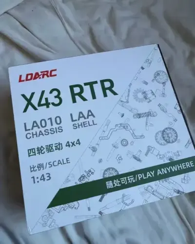 LDARC X43 Auto RC jak nowy 1:43 — praca ILYA, Poznań