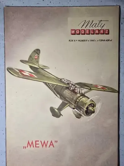 LWS-3 MEWA Mały Modelarz 9/1960 MM 9/60 — praca Darek, Szczecin