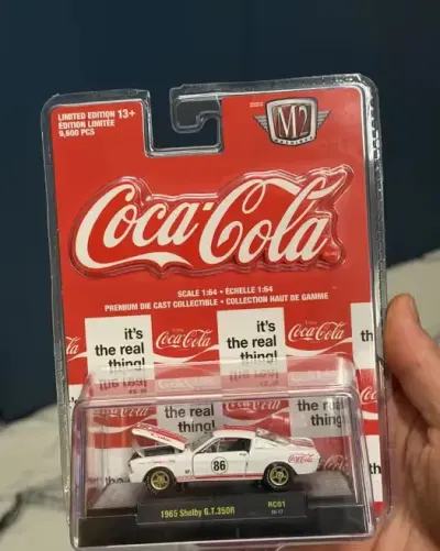 M2 Machines 1965 Ford Mustang Shelby GT 350 R Coca Cola 9600szt na świat! 1:64 — praca Michał, Kraków
