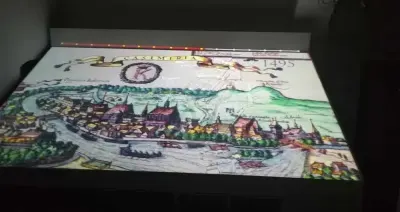 Makieta Krakowa, film o historii Krakowa trwający 15 minut. — praca Sofi. sp. z o.o., Kraków
