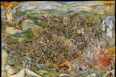 Mapa Częstochowy wg artysty terrorysty - plakatus — praca artystaterrorysta.ct8.pl, Wrocław