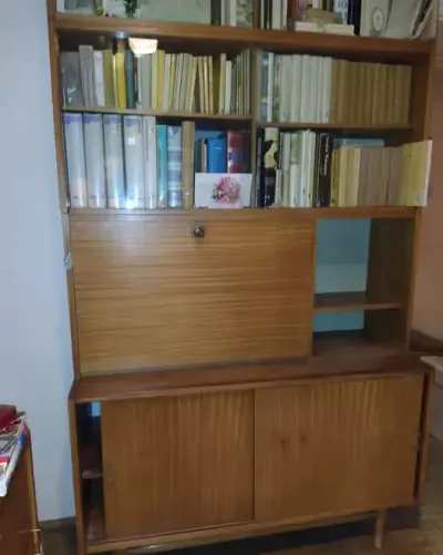 Meble  lata 60 komoda biblioteka kredens PRL meble vintage — praca Maga, Warszawa