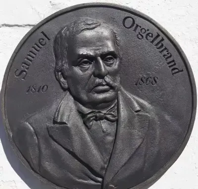 Medalion Samuel Orgelbrand — praca Remigiusz, Warszawa