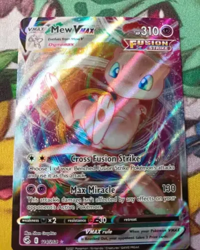 Mew VMAX (FST 114) Fusion Strike - Karta Pokemon TCG — praca Tiases, Kraków