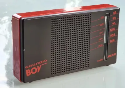 Mini Radio GRUNDIG BOY 35 vintage 1987 unikat — praca Skarby-czasu, Wrocław