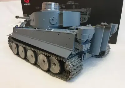 Model zdalnie sterowany RC czołgu Tiger I skala 1:16 firmy Heng Long TK-7.0 v. PRO Full Metal — praca Stanisław, Warszawa