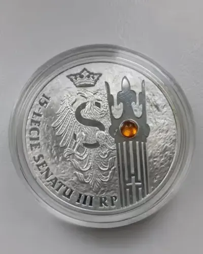 Moneta 20zl 15lecie senatu ||| RP — praca tadek, Poznań