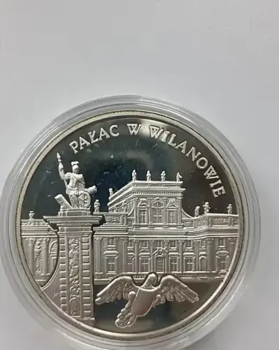 Moneta 20zl Pałac w Wilanowie — praca tadek, Poznań