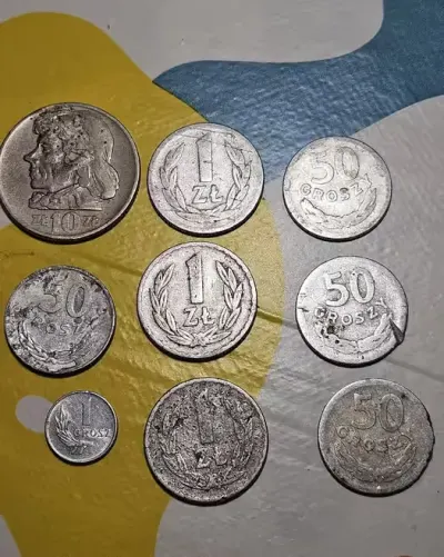 Monety PRL od 1949 ,lata 80 całość 50zł — praca maciek, Wrocław