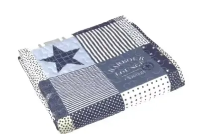 Narzuta na łóżko w stylu marynistycznym patchwork — praca Ania, Gdańsk