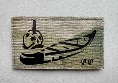 Naszywka Forward Observations Group Canoe Club IR Patch MultiCam — praca Joanna, Warszawa