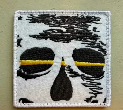 Naszywka Forward Observations Group NFAS (Nothing For a Snake) Skull Patch 3x3 — praca Joanna, Warszawa