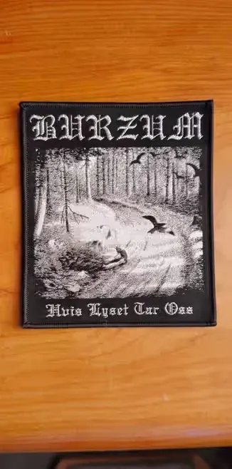 Naszywka haftowana Hvis Lyset Tar Oss KULT !!! — praca Hawky, Łódź