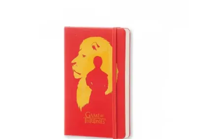 Notatnik w linie A6 - Moleskine - Game Of Thrones, czerwony — praca Jurek, Poznań