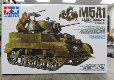 Nowy Tamiya Nr. 35313 M5A1 US Light Tank 1:35 Wrocław — praca Artur, Wrocław