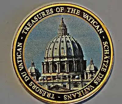 Numizmat - Medal Skarby Watykanu — praca Marek, Łódź
