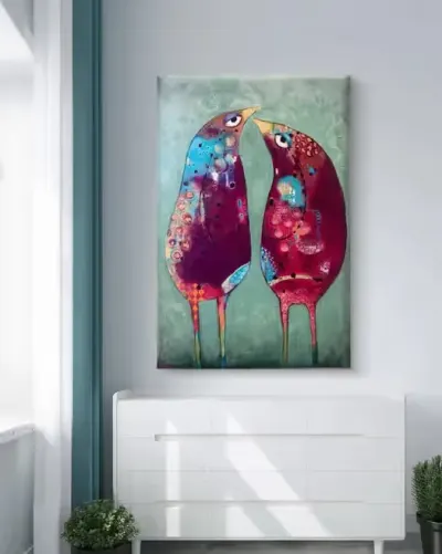 Obraz akrylowy Lovebirds — praca Diana, Szczecin