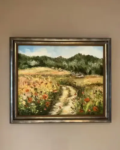 Obraz olejny pejzaż 50x70 — praca Agata, Warszawa