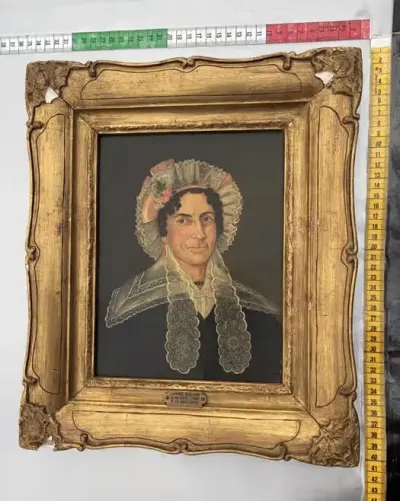 Obraz olejny – Portret Jane Bourn (kopia z 1931 r.) — praca Michal, Warszawa