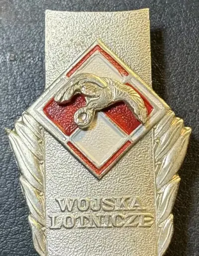 Odznaka Wojska Lotnicze PRL  - stan perfekcyjny — praca AntykwariatCzasu, Warszawa