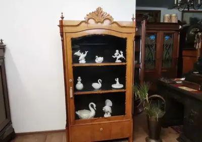 Oryginalna witryna  biedermeier  antyk 940/2026 — praca Jakub, Szczecin