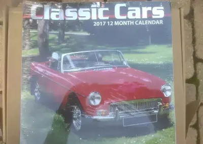 Oryginalny kalendarz USA Legendy Aut - Old Mobile - Zabytki motoryzac — praca Mariusz, Szczecin