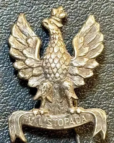 Orzełek Patriotyczny 11 Listopada II RP wpinka — praca AntykwariatCzasu, Warszawa