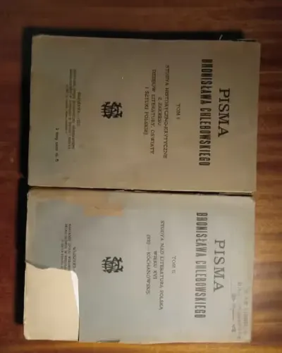 Pisma Bronisława Chlebowskiego - dwa  tomy - 1912 [A] — praca Leszek, Gdańsk