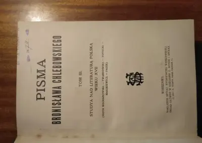 Pisma Bronisława Chlebowskiego T. III-IV - 1912 [A] — praca Leszek, Gdańsk