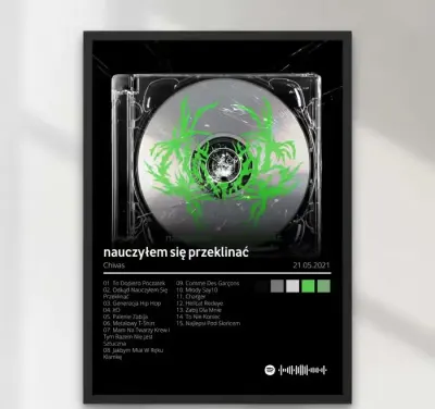 Plakat Chivas „nauczyłem się przeklinać” A3 — praca ciemny_kadr, Gdańsk
