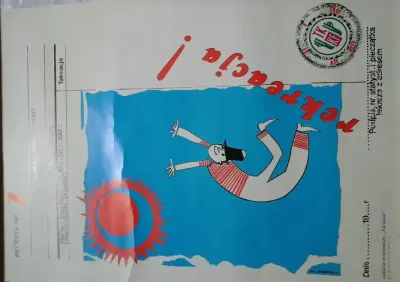 Plakaty PRL Iwo Dobiecki — praca Hania, Warszawa