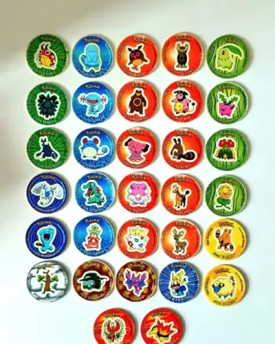 Pokemon Tazo Flesz 32/33, pokemon taso, pokemon nintendo, pokemon vintage — praca Pokecollector, Warszawa