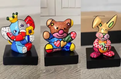 1szt porcelanowa figurka Britto Goebel spring słoń miś królik dekoracja ozdoba kolekcjonerska — praca Witam, Gdańsk