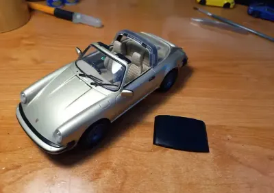 Porsche Carrera 911 Targa Turbo 1:24 — praca Emilian, Gdańsk