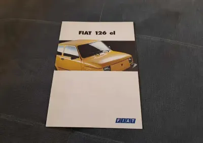 Prospekt FIAT 126 el 126p maluch — praca Janusz, Warszawa