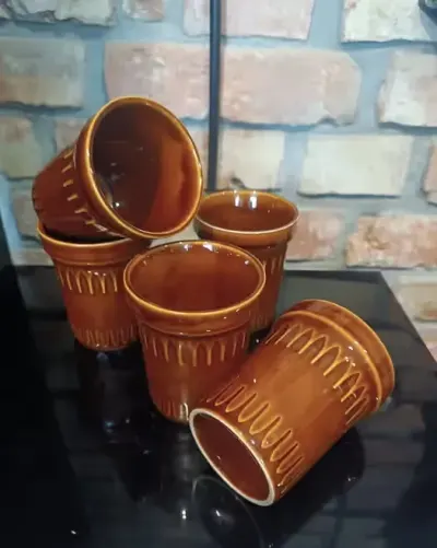 Pruszków kubek porcelit z okresu PRL Nowy — praca karolina, Poznań