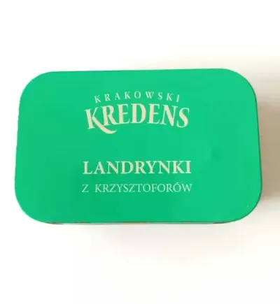 Pudełko-opakowanie po Landrynki, Kraków z Krzysztoforów — praca Andrzej, Łódź