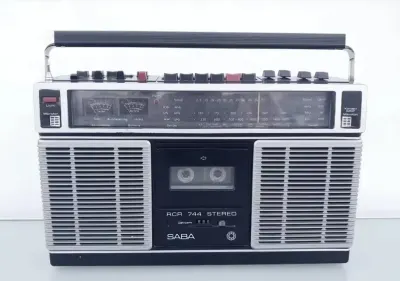 Radiomagnetofon Saba rcr 744 vintage — praca Skarby-czasu, Wrocław